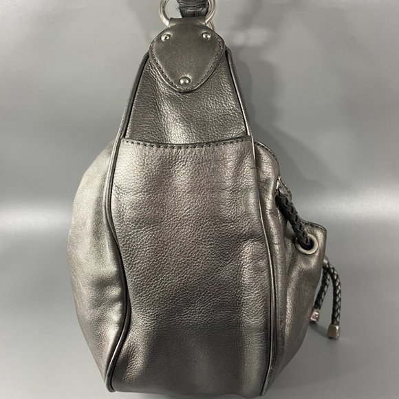 MICHAEL Michael Kors Silver Hobo Bag - Picture 6 of 14